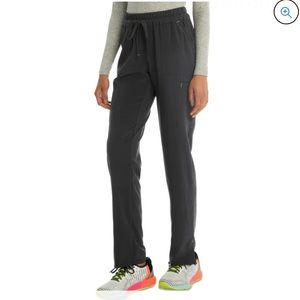 NWT! Scrubstar Women's Performance Drawstring Pant with Tonal Contrast Mesh